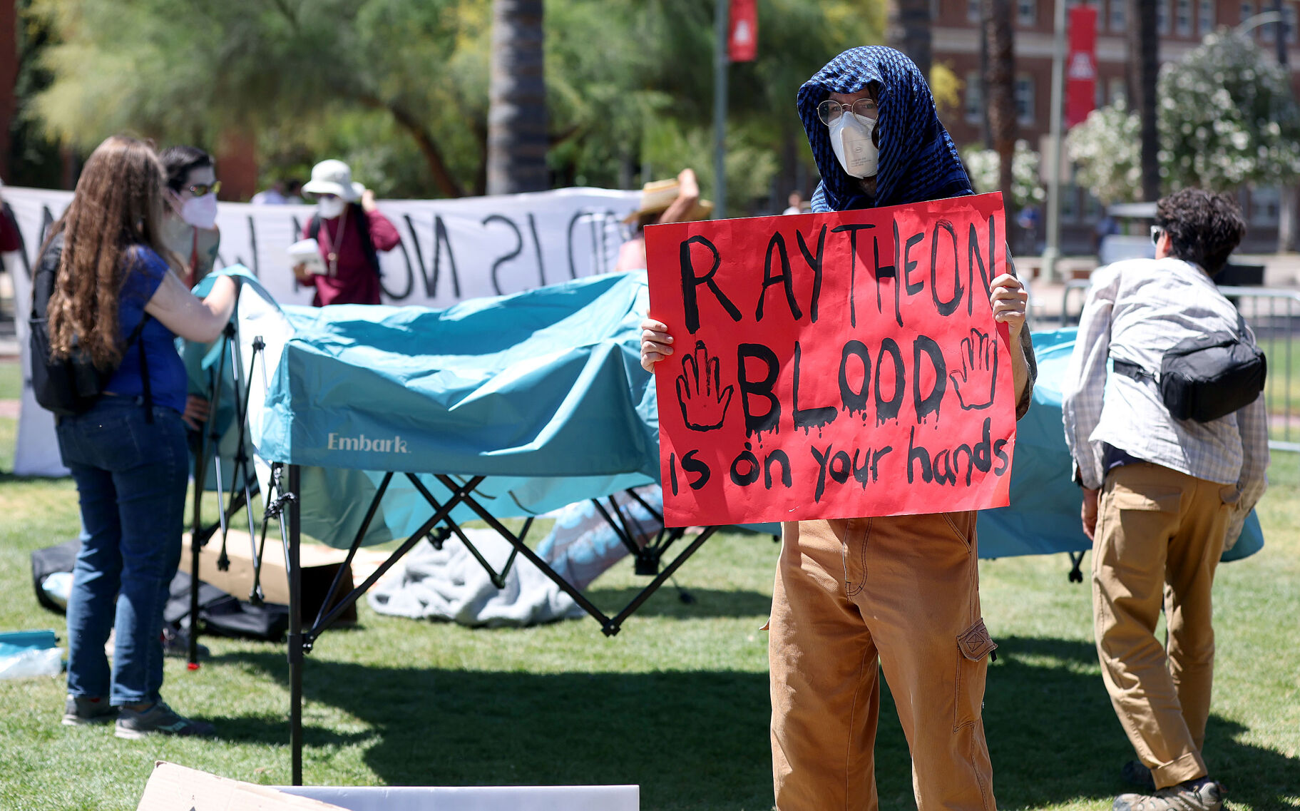 Pro-Palestinian 'encampment' at UA